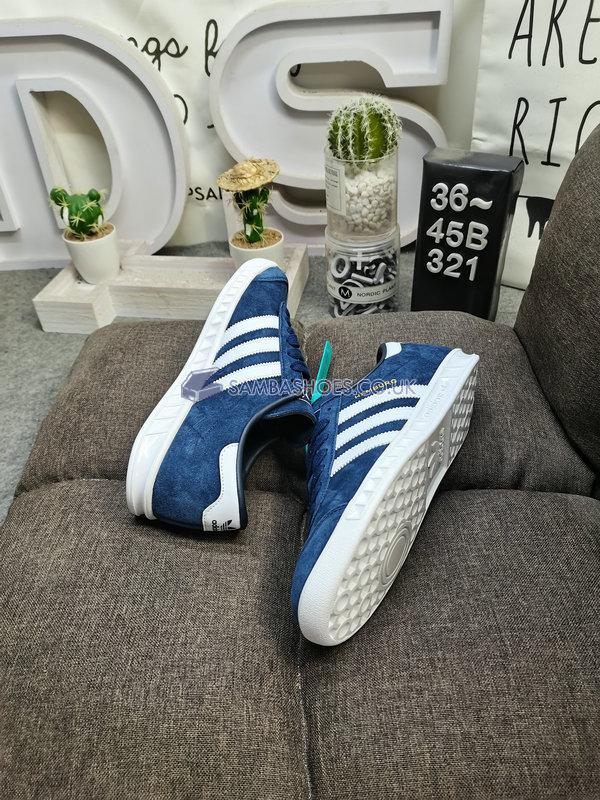 Adidas Hamburg "Dark Blue White" - Dark Blue/White - S74838 Classic Originals Shoes