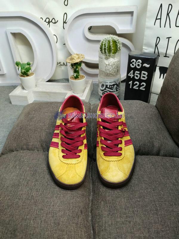 Adidas Malmo "Swedish Aggakaka" size? Exclusive - Yellow/Wine Red - ID2785 Classic Originals Shoes