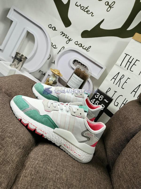 Adidas Nite Jogger "White Green" - White/Gray/Green/Red - H03251 Classic Originals Shoes