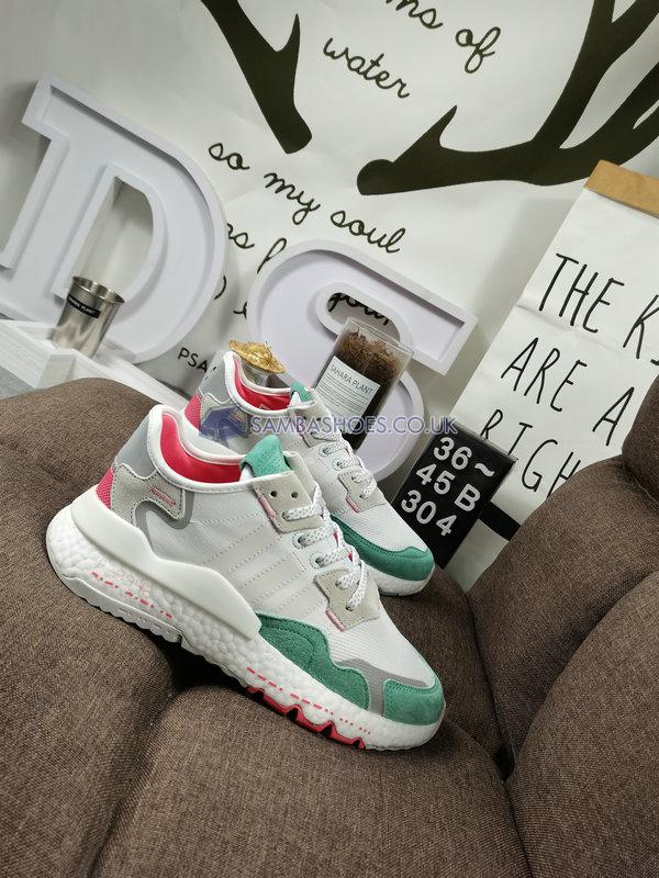 Adidas Nite Jogger "White Green" - White/Gray/Green/Red - H03251 Classic Originals Shoes