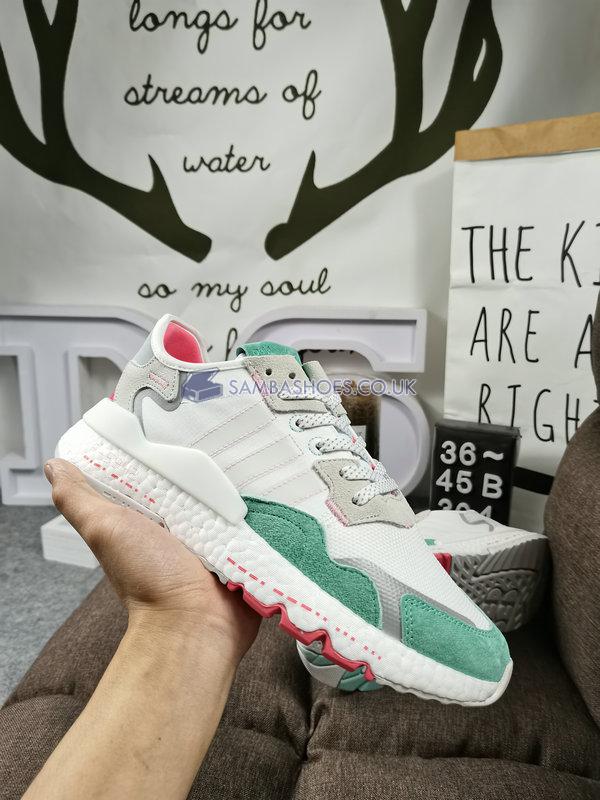 Adidas Nite Jogger "White Green" - White/Gray/Green/Red - H03251 Classic Originals Shoes