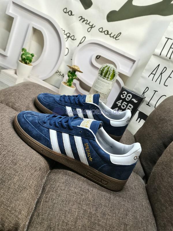 Adidas Handball Spezial "Navy White" - Collegiate Navy/White/Gum - BD7633-1 Classic Originals Shoes