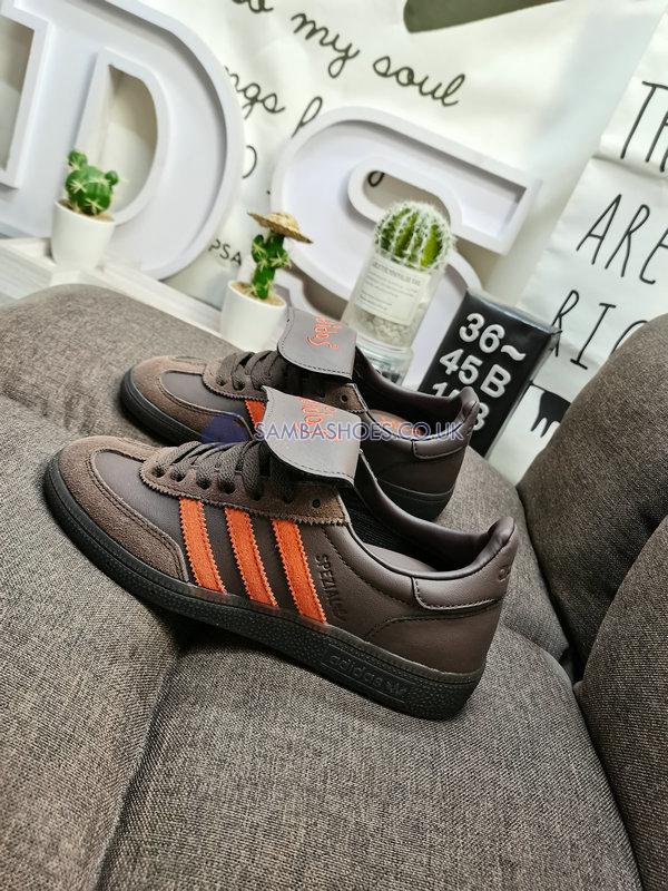 SHUKYU x E-WAX x Adidas Handball Spezial "Brown" - Brown/Collegiate Orange/Brown - HP6694 Classic Originals Shoes