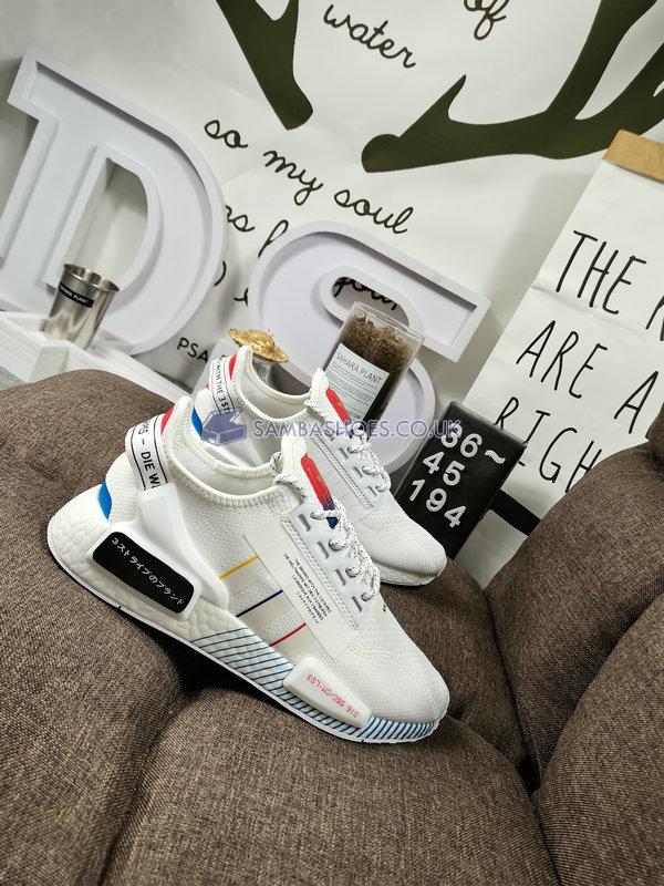 Adidas Nmd_R1.V2 "White Multi-color" - White/Black/Multi-color - FY1439 Classic Originals Shoes