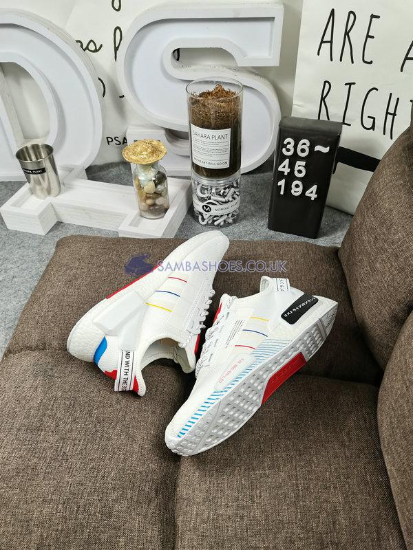 Adidas Nmd_R1.V2 "White Multi-color" - White/Black/Multi-color - FY1439 Classic Originals Shoes