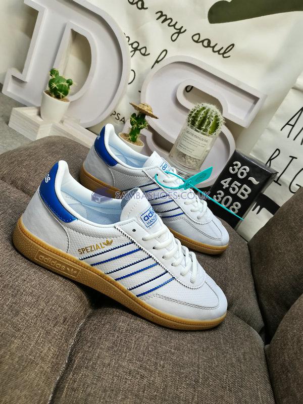 Adidas Handball Spezial "White Blue" - Cloud White/Blue/Gum - ID6964 Classic Originals Shoes