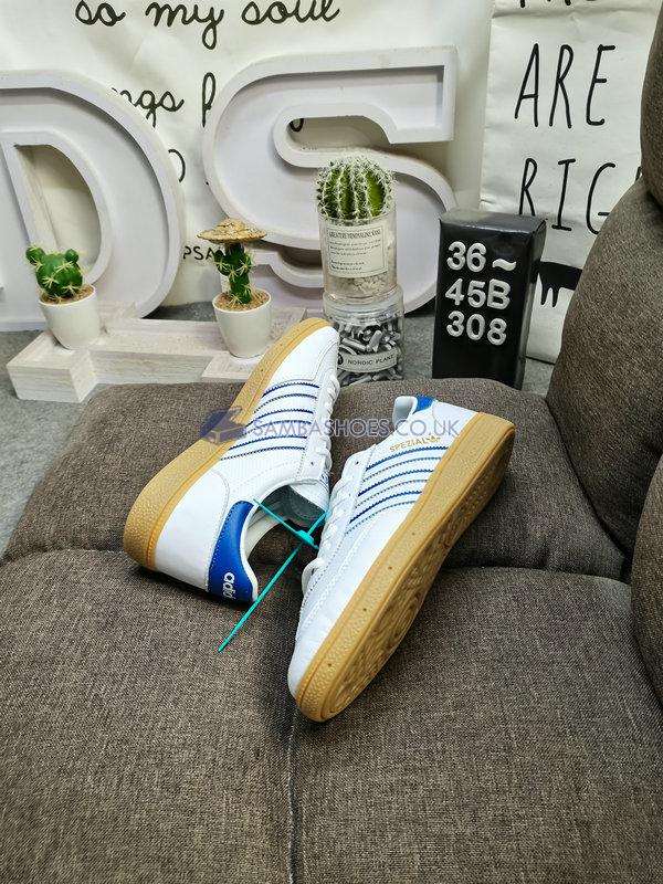 Adidas Handball Spezial "White Blue" - Cloud White/Blue/Gum - ID6964 Classic Originals Shoes