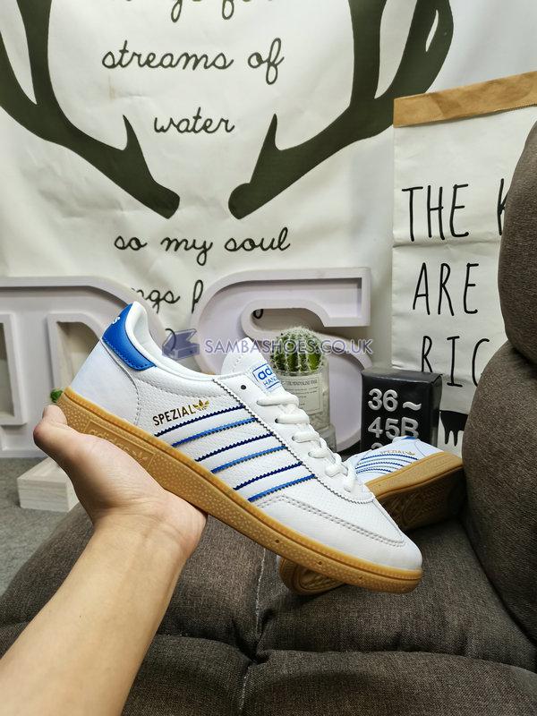 Adidas Handball Spezial "White Blue" - Cloud White/Blue/Gum - ID6964 Classic Originals Shoes