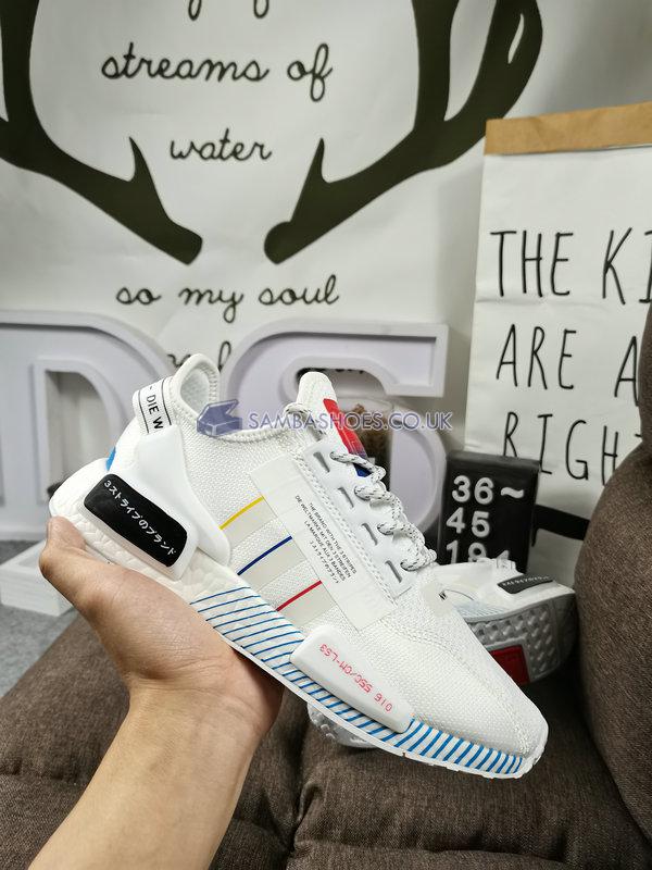 Adidas Nmd_R1.V2 "White Multi-color" - White/Black/Multi-color - FY1439 Classic Originals Shoes