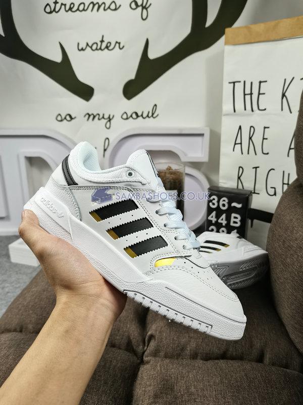 Adidas Drop Step Low "White" EE5225-2 - White/Black/Gold - EE5225-3 Classic Originals Shoes