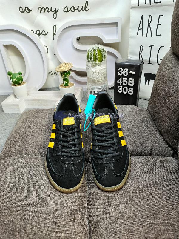 Adidas Handball Spezial "Black Yellow" - Core Black/Yellow/Gold Metallic - FX5676 Classic Originals Shoes