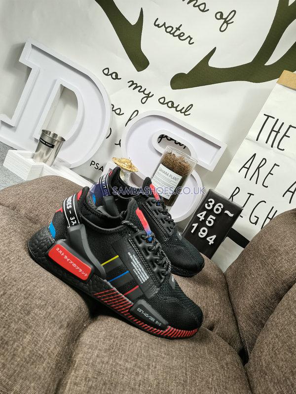 Adidas Nmd_R1.V2 "Black Multi-color" - Black/Red/Multi-color - FY1452 Classic Originals Shoes