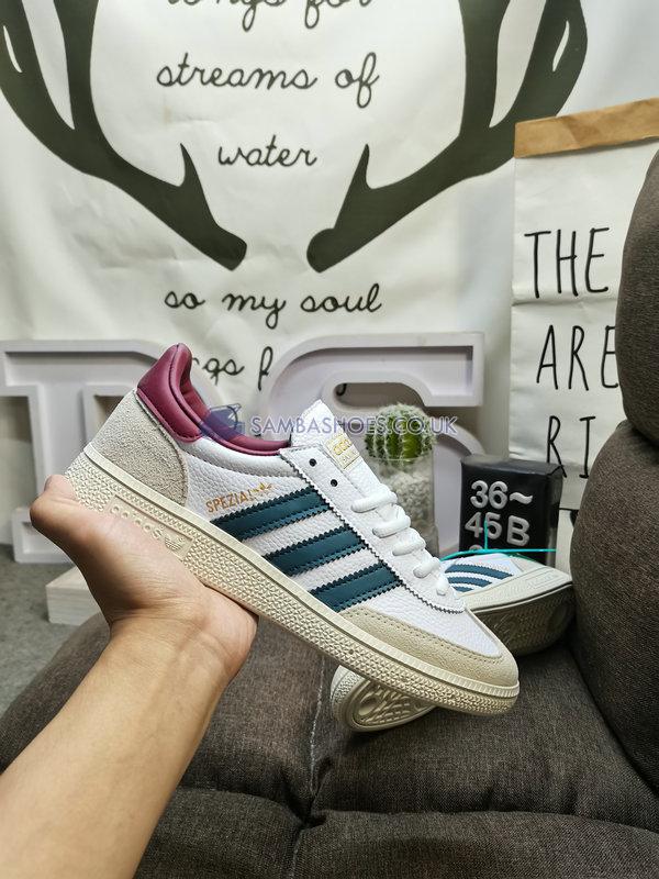 Adidas Handball Spezial "White Arctic Night" - Footwear White/Arctic Night/College Burgundy - IF3742 Classic Originals Shoes