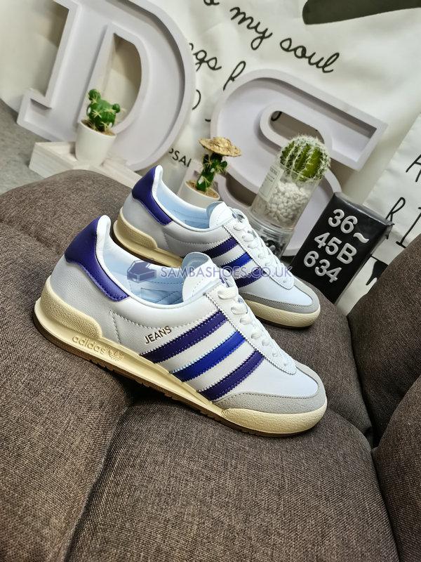 Adidas Jeans "White Blue" - Footwear White/Blue/Crystal White - GW5753 Classic Originals Shoes