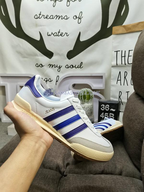 Adidas Jeans "White Blue" - Footwear White/Blue/Crystal White - GW5753 Classic Originals Shoes