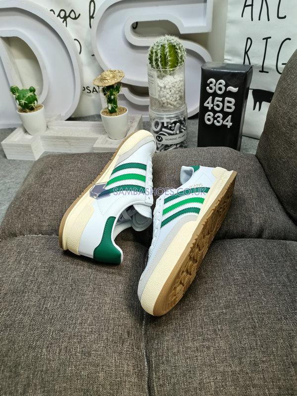 Adidas Jeans "White Collegiate Green" - Cloud White/Collegiate Green/Crystal White - GW5755 Classic Originals Shoes