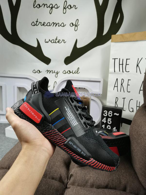 Adidas Nmd_R1.V2 "Black Multi-color" - Black/Red/Multi-color - FY1452 Classic Originals Shoes