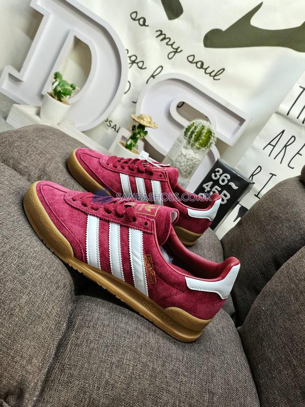 Adidas Jeans "Collegiate Burgundy" - Collegiate Burgundy/White/Gum - GW5756-1 Classic Originals Shoes