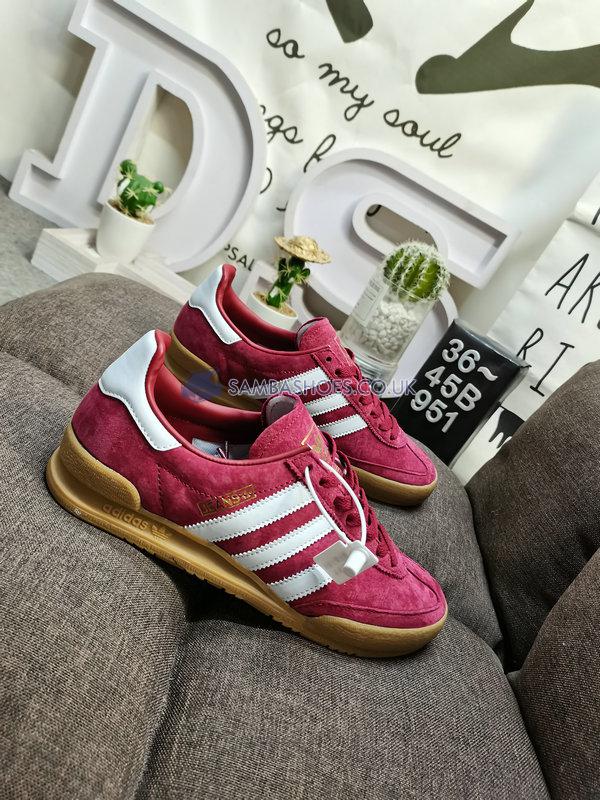 Adidas Jeans "Collegiate Burgundy" - Collegiate Burgundy/White/Gum - GW5756-1 Classic Originals Shoes