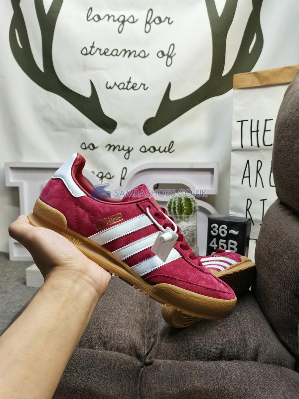 Adidas Jeans "Collegiate Burgundy" - Collegiate Burgundy/White/Gum - GW5756-1 Classic Originals Shoes