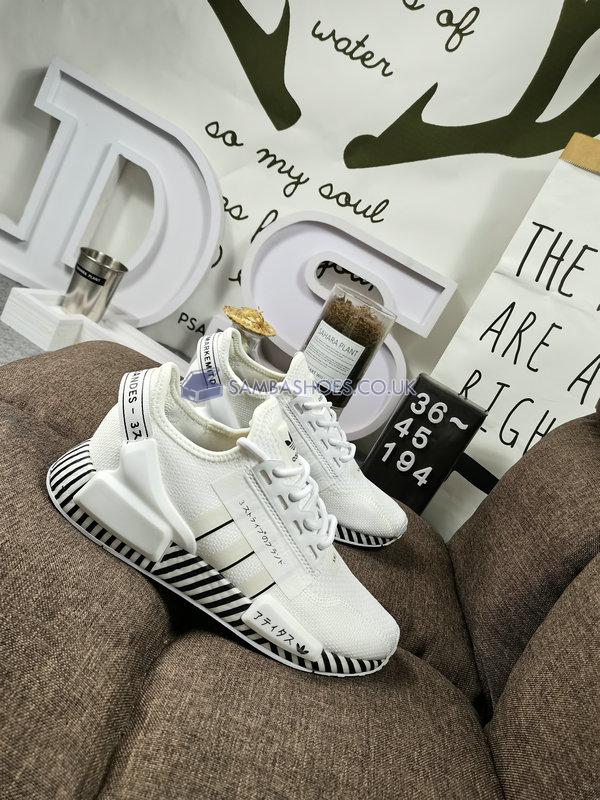 Adidas Nmd_R1.V2 "Dazzle Pack - Cloud White" - White/Black - FY2105 Classic Originals Shoes