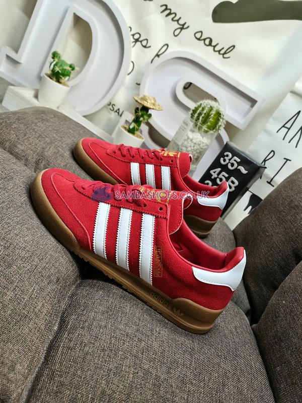 Adidas Jeans "Red White Gum" - Red/White/Gum - GW5756-2 Classic Originals Shoes