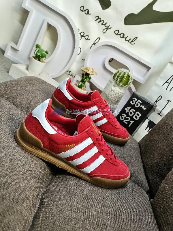 Adidas Jeans "Red White Gum" - Red/White/Gum - GW5756-2 Classic Originals Shoes