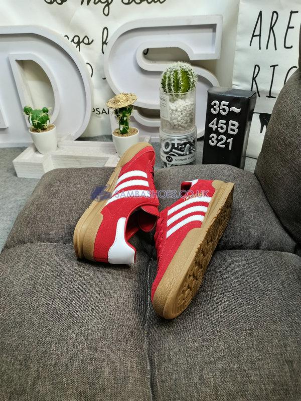 Adidas Jeans "Red White Gum" - Red/White/Gum - GW5756-2 Classic Originals Shoes