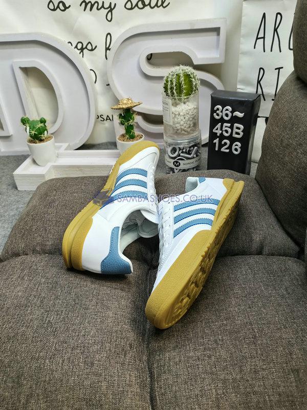 Adidas Jeans "White Blue Gum" - White/Blue/Gum - F36114 Classic Originals Shoes