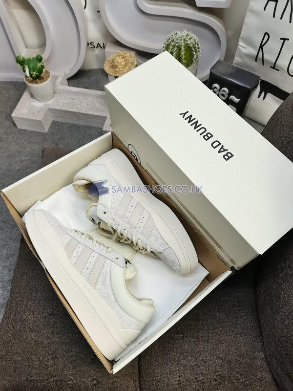 Bad Bunny x Adidas Campus "Light" - Cloud White/Aluminium/Chalk White - FZ5823 Classic Originals Shoes