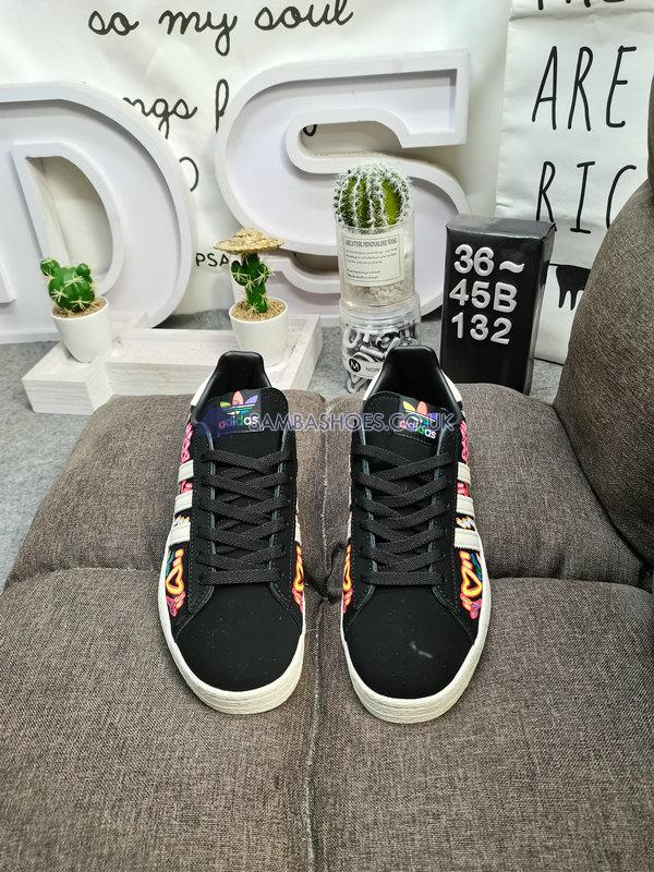 Kris Andrew Small x Adidas Campus 80s "Pride" - Off White/Core Black/Off White - GX6390 Classic Originals Shoes