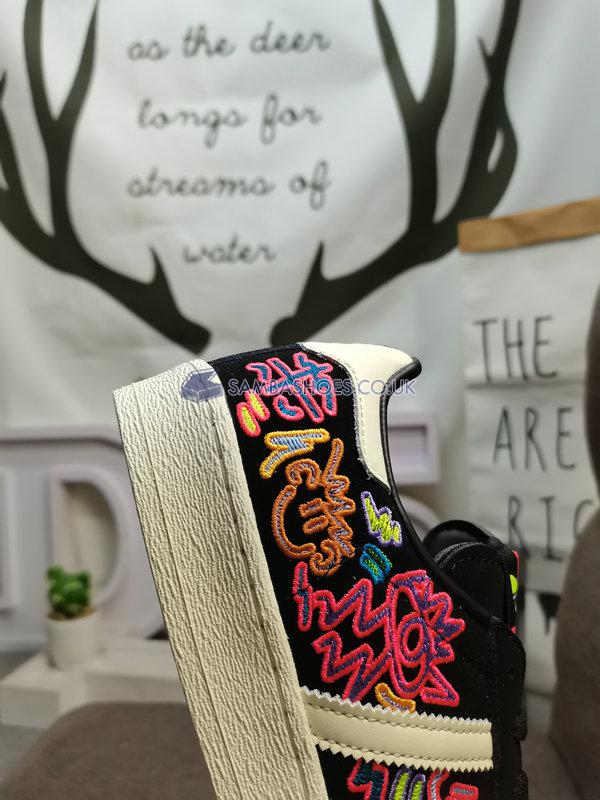 Kris Andrew Small x Adidas Campus 80s "Pride" - Off White/Core Black/Off White - GX6390 Classic Originals Shoes