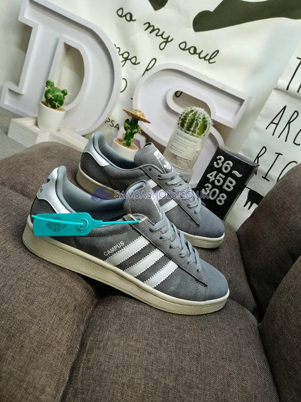 Adidas Campus "Grey" - Grey/Running White/Chalk White - BZ0085 Classic Originals Shoes