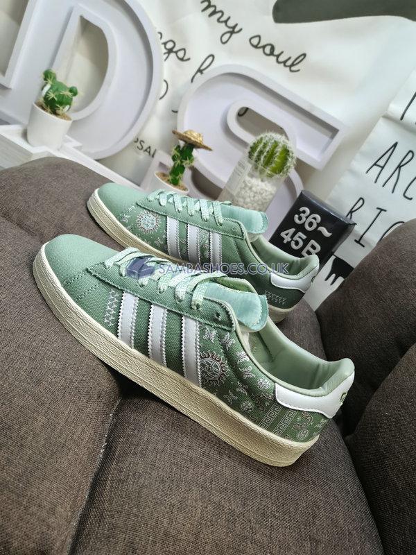 Adidas Campus 80s "Peking Opera - Silver Green" - Silver Green/Footwear White/Off White - IG7949 Classic Originals Shoes