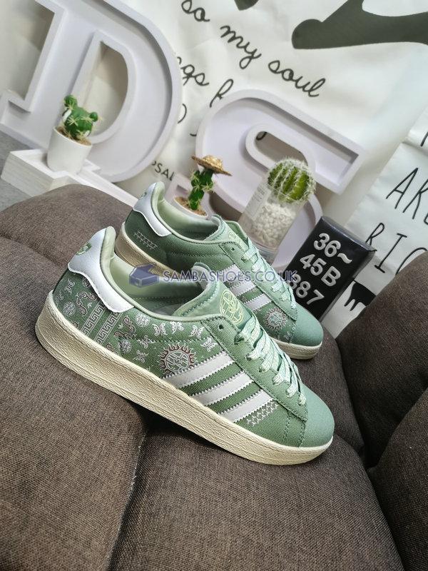 Adidas Campus 80s "Peking Opera - Silver Green" - Silver Green/Footwear White/Off White - IG7949 Classic Originals Shoes