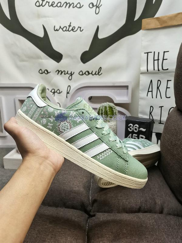 Adidas Campus 80s "Peking Opera - Silver Green" - Silver Green/Footwear White/Off White - IG7949 Classic Originals Shoes