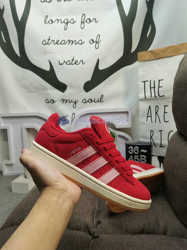 Adidas Campus 00s "Scarlet Pink Gum" - Better Scarlet/Clear Pink/Cloud White - H03477 Classic Originals Shoes