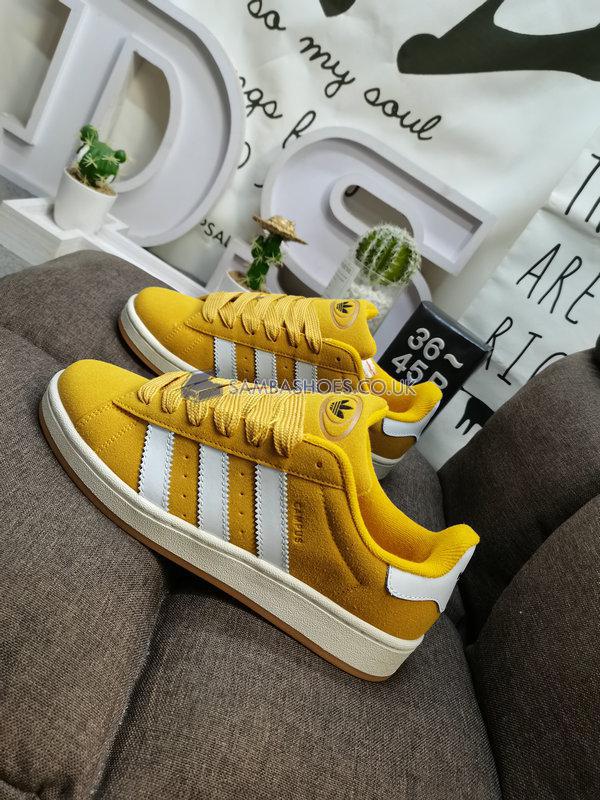 Adidas Campus 00s "Spice Yellow" - Spice Yellow/Footwear White/Off-White - HR1466 Classic Originals Shoes