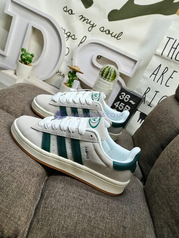 Adidas Campus 00s "Crystal White Dark Green" - Crystal White/Dark Green/Off White - GY0038 Classic Originals Shoes