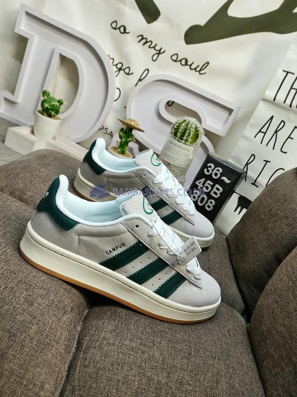 Adidas Campus 00s "Crystal White Dark Green" - Crystal White/Dark Green/Off White - GY0038 Classic Originals Shoes