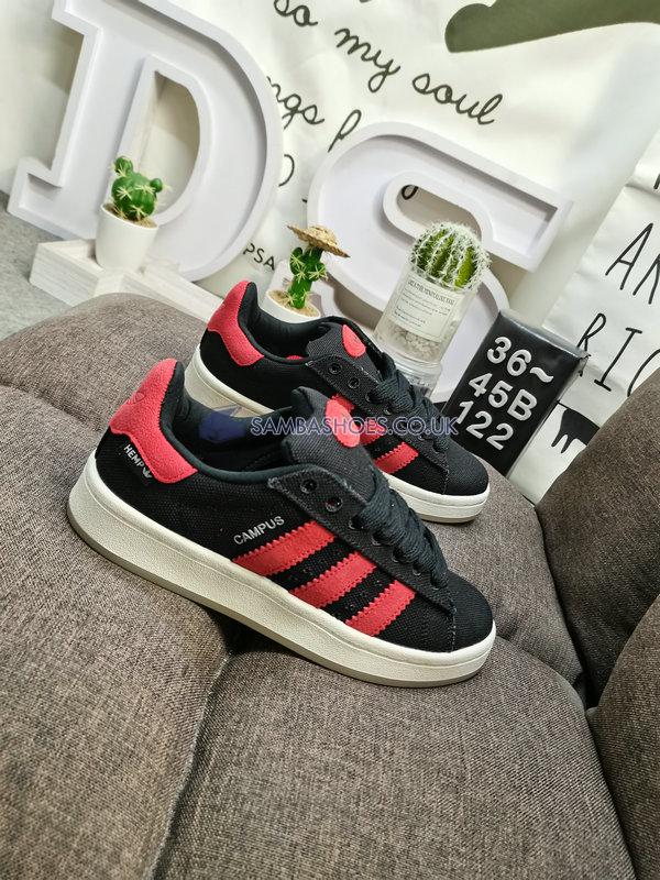 Adidas Campus 00s TKO "Black Power Red" - Core Black/Power Red/Off White - HP6539 Classic Originals Shoes