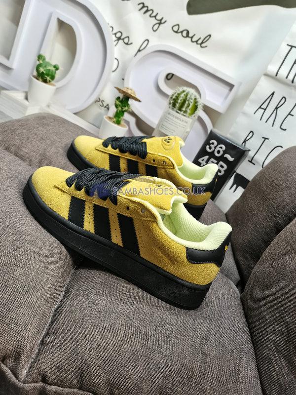 Adidas Campus 00s "Almost Yellow Black" - Almost Yellow/Core Black/Almost Yellow - HQ8705 Classic Originals Shoes