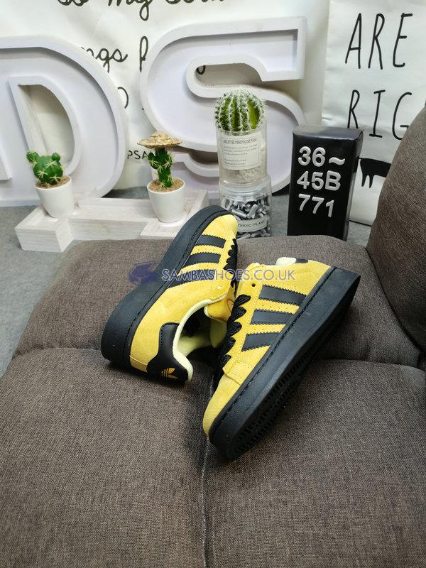 Adidas Campus 00s "Almost Yellow Black" - Almost Yellow/Core Black/Almost Yellow - HQ8705 Classic Originals Shoes