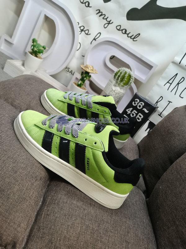 Adidas Campus 00s "Solar Green Black" - Solar Green/Core Black/Off White - HQ4409 Classic Originals Shoes