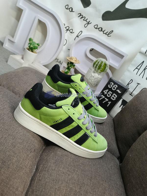 Adidas Campus 00s "Solar Green Black" - Solar Green/Core Black/Off White - HQ4409 Classic Originals Shoes