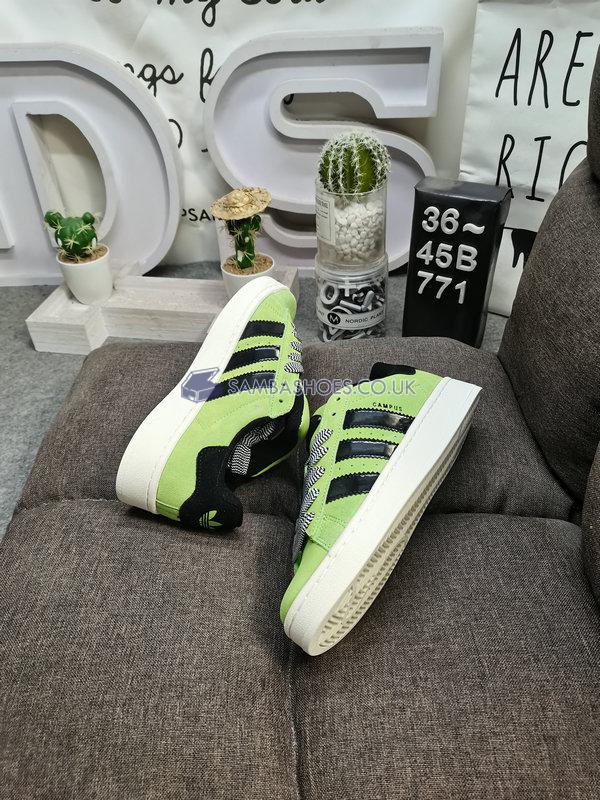 Adidas Campus 00s "Solar Green Black" - Solar Green/Core Black/Off White - HQ4409 Classic Originals Shoes