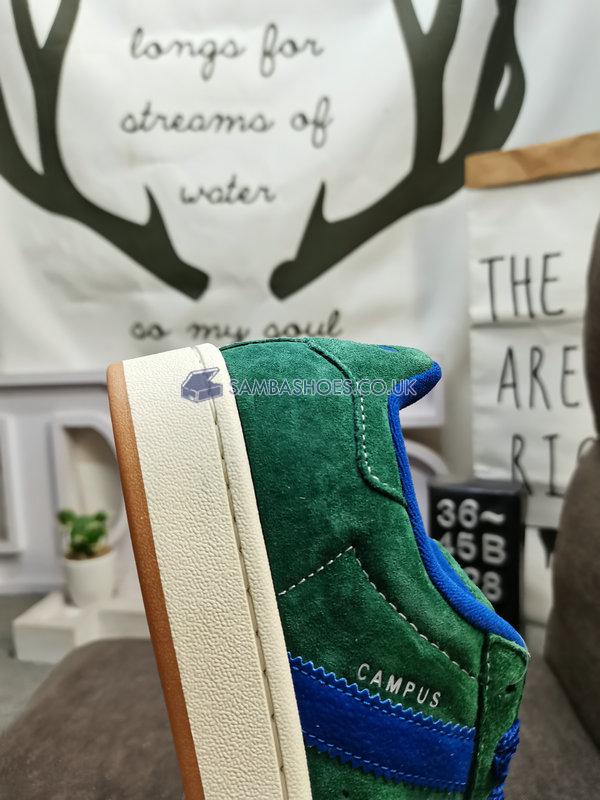 Adidas Campus 00s "Dark Green Semi Lucid Blue" - Dark Green/Semi Lucid Blue/Cloud White - HQ4571 Classic Originals Shoes