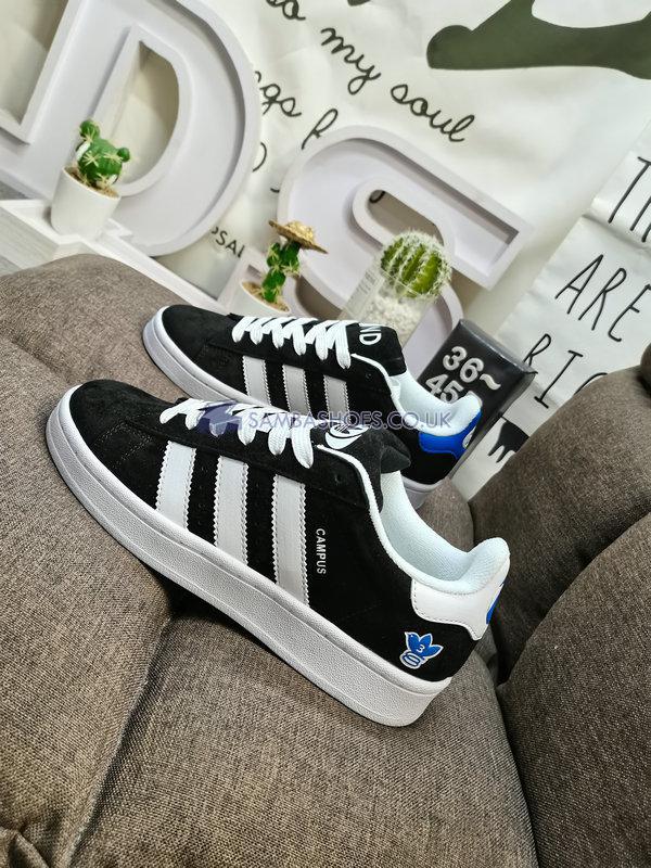 Adidas Campus 00s "Find Joy" - Core Black/Footwear White/Bluebird - ID7716 Classic Originals Shoes