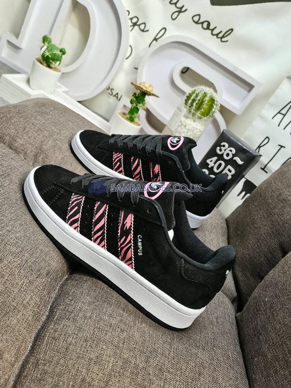 Adidas Campus 00s "Black Pink Fusion" - Core Black/Pink Fusion/Cloud White - IG2389 Classic Originals Shoes