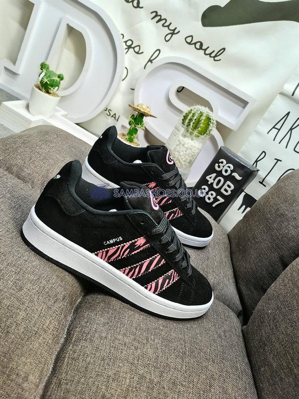 Adidas Campus 00s "Black Pink Fusion" - Core Black/Pink Fusion/Cloud White - IG2389 Classic Originals Shoes